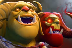 Создать мем: ogre magi — flockheart's gamble, ogre magi dota 2, дота 2 огр маг