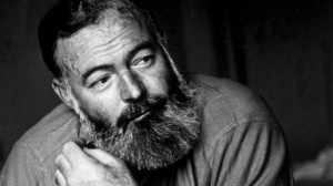 Create meme: Hemingway