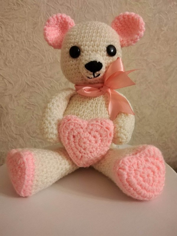 Create meme: crocheted bear, bear amigurumi