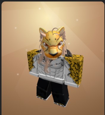 Create meme: tiger skin in roblox, snap roblox, mascot roblox