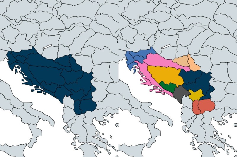 Создать мем: этническая карта балканского полуострова, карта югославии 1991, карта югославии