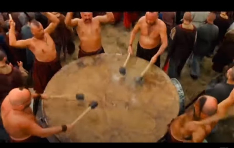 Create meme: people , shamanic tambourine, drums