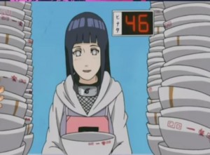 Create meme: hinata to win, hinata Hyuga screenshots, hinata and ramen