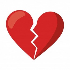 Create meme: broken heart vector, shattered heart vector, broken heart icon