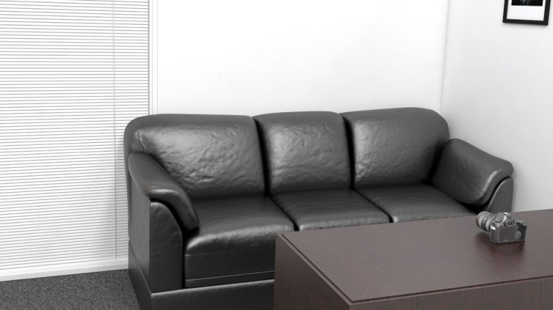 Create meme: leather sofa casting, black couch casting, black leather sofa