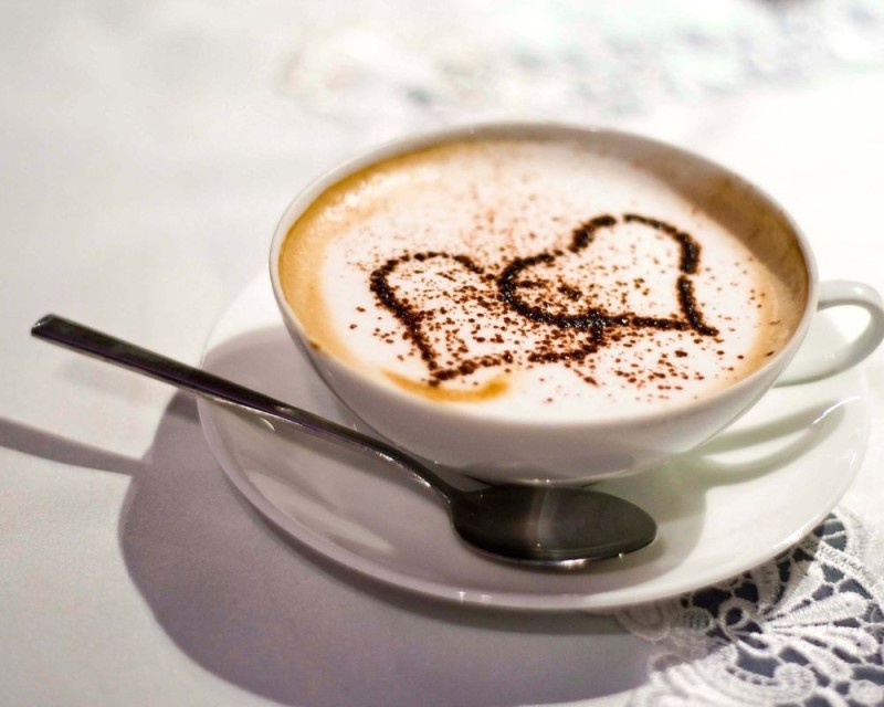 Create meme: coffee heart, good morning beloved, good morning with coffee