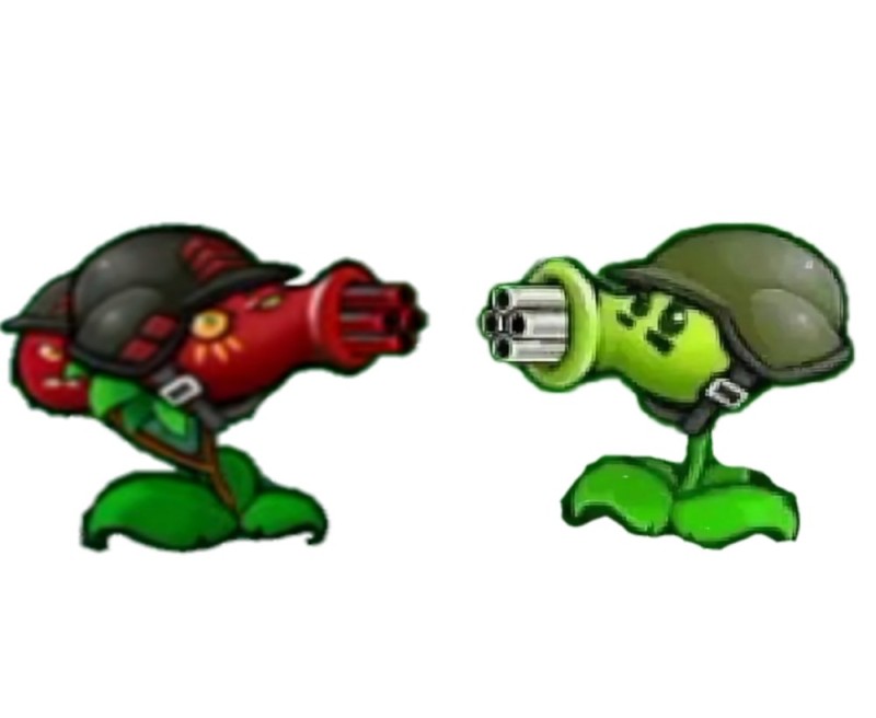 Create meme: plants vs zombies gotohome, Plants vs zombies pea machine gun, gorohostrel of plants vs zombies