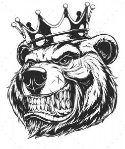 Create meme: tattoo sketch bear detwork, bear sketch, tribal bear tattoo sketches