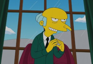 Create meme: Mr. burns sleepy, the simpsons burns, Mr. burns