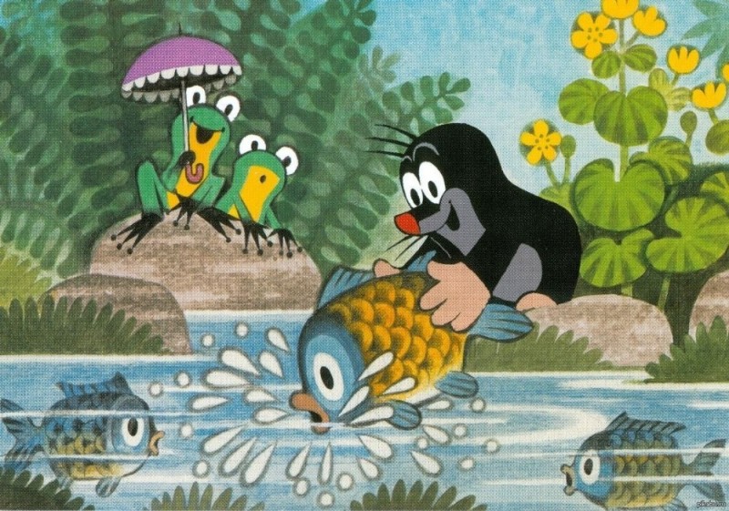 Create meme: The Mole cartoon 1957, the mole animated series, mole 