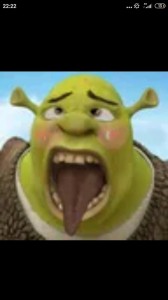 Create meme: Shrek cake, Shrek yells, Shrek