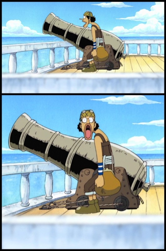 Create meme: usopp sank 2 ships, van pease, van pease usop 2