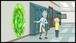 Create meme: Rick and Morty stamps, Rick and Morty adventure for 20 minutes meme, Rick and Morty portal