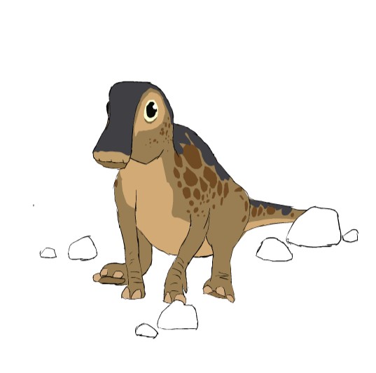 Create meme: dinosaur brown drawing, Littlefoot the dinosaur, tyrannosaurus dinosaur