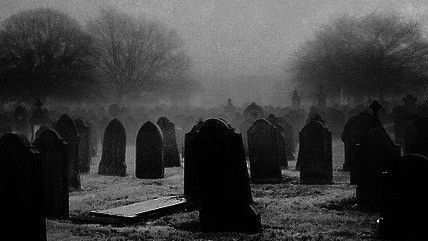 Create meme: The cemetery is dark, Gothic cemetery, Gothic cemetery