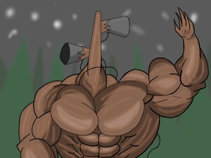 Создать мем: fmg muscle growth transformation, giant muscle growth male кольт, аниме качки гиганты