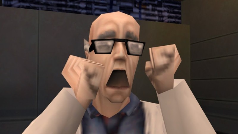 Create meme: half life 1 scientist, dr. kleiner half life 1, anomalous materials