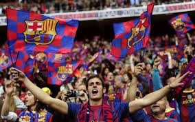Create meme: uefa champions league, camp nou, fans of Barcelona
