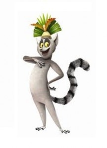 Создать мем: madagaskar, king julian, король лемуров