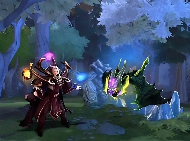 Create meme: dota 2 , invoker in the dark artist set, dota invoker