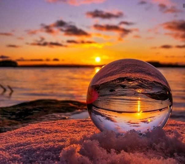 Создать мем: морской пейзаж, пейзаж фотография, хрустальный шар море