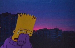 Create meme: Bart Simpson sorry VK, the simpsons sad photo, Bart Simpson crying pictures