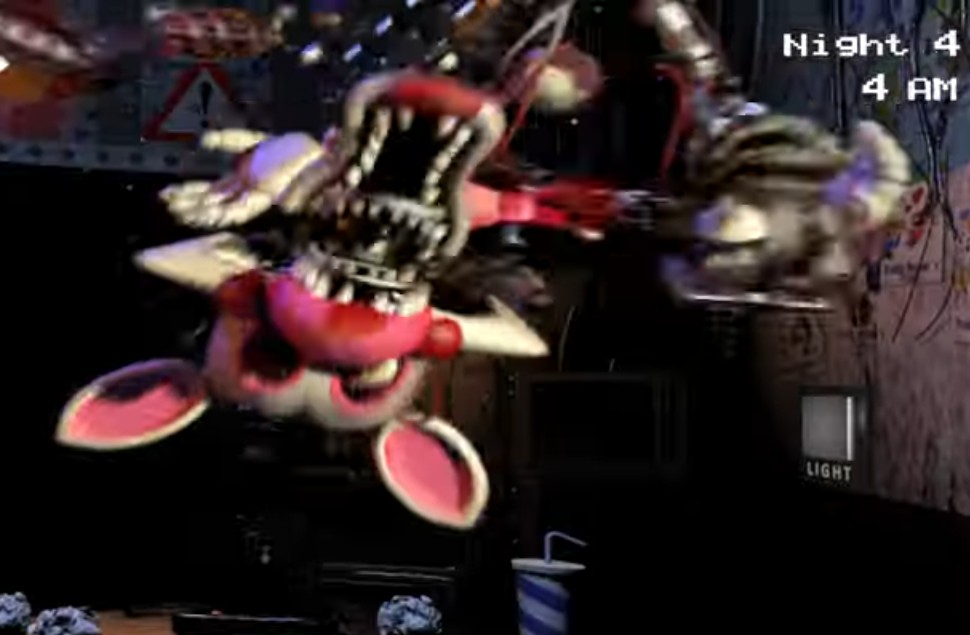 Create meme: mangle fnaf 2, screamer mangle fnaf 2, mangle fnaf 2 screamers