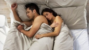 Create meme: man woman, feet, man and woman in bed