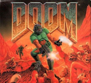 Create meme: doom, the book of doom, doom 1993 cover