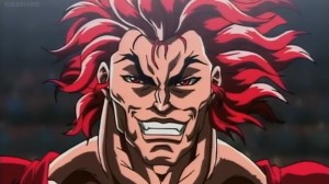 Create meme: Baki the Grappler season 1, Baki the Grappler yujiro, yujiro hanma