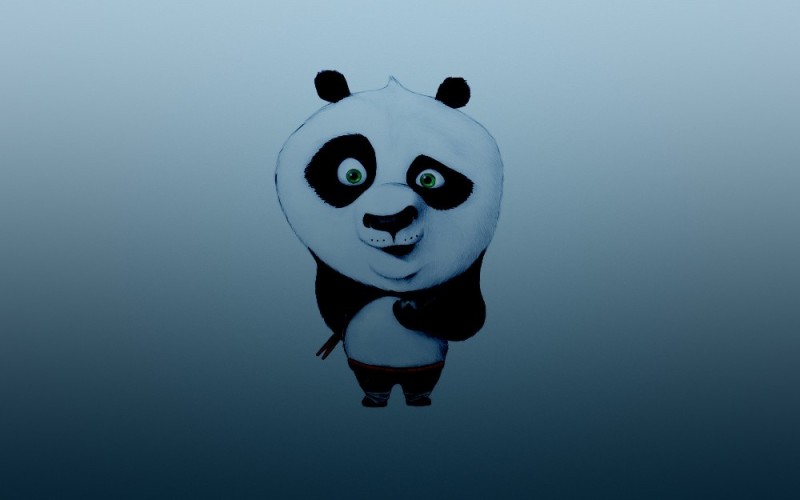 Create meme: cool Panda, panda on a black background, Panda beautiful