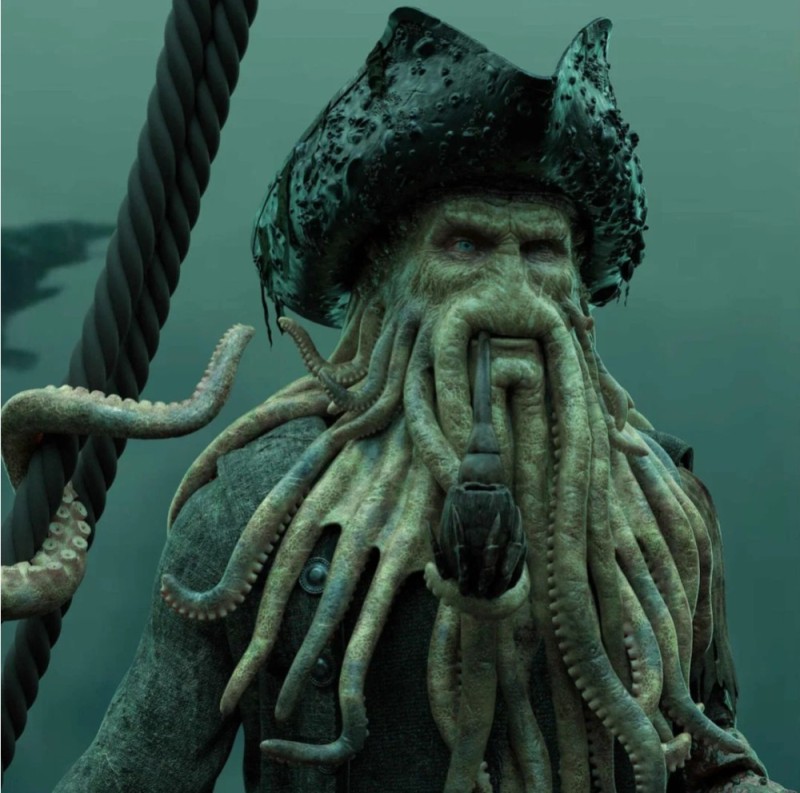 Create meme: octopus pirates of the caribbean, Davy Jones , pirates of the Caribbean Davy Jones