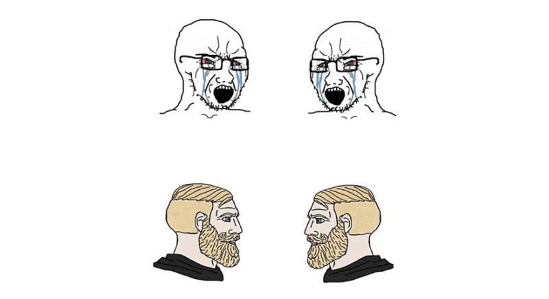 Create meme: comics memes, bearded meme , meme with a bearded man