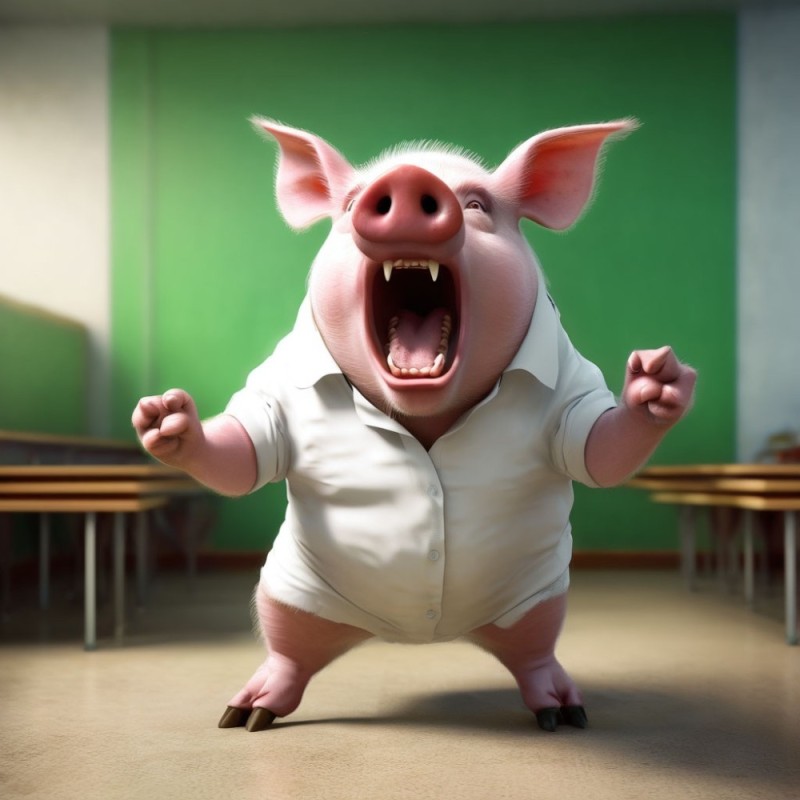 Create meme: funny pigs, mumps , pig 