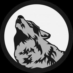 Создать мем: волк вектор, волк логотип, логотип волк черно белый