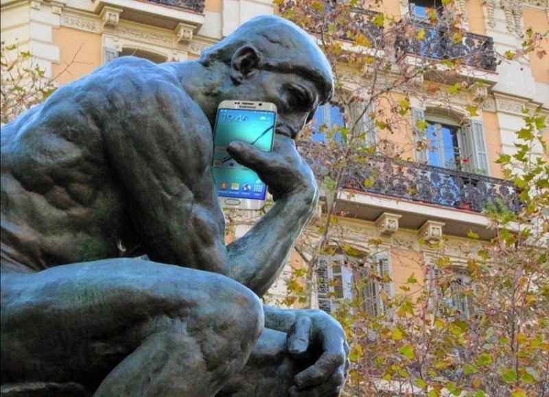 Create meme: Rodin the thinker, Auguste Rodin the thinker, the monument is a thinking man