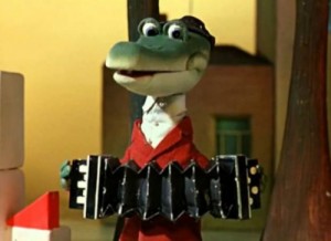 Create meme: cheburashka, songs, song of the crocodile genes