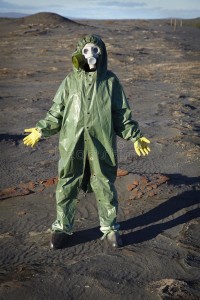 Create meme: people in suits of chemical protection, chemical protection, chemical protection
