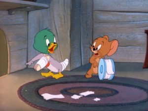 Create meme: duck, tom and jerry, Tom and Jerry