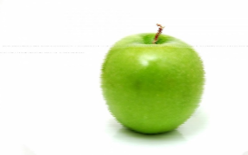 Create meme: green apple, one apple, apple on a green background