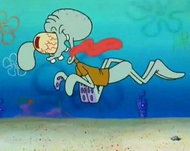 Create meme: squidward spongebob, squidward footage, squidward