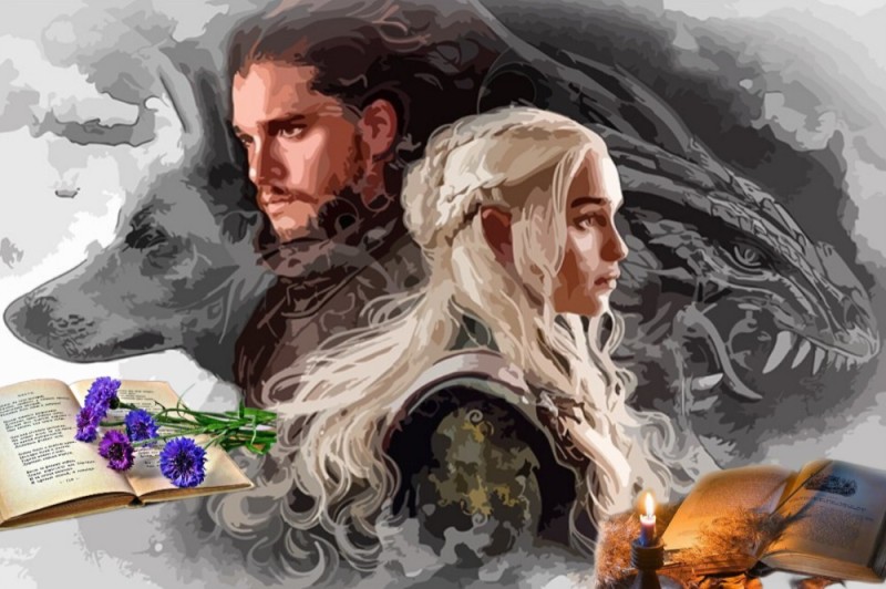 Create meme: game of thrones Jon snow and daenerys, Daenerys and Jon Snow, game of thrones 