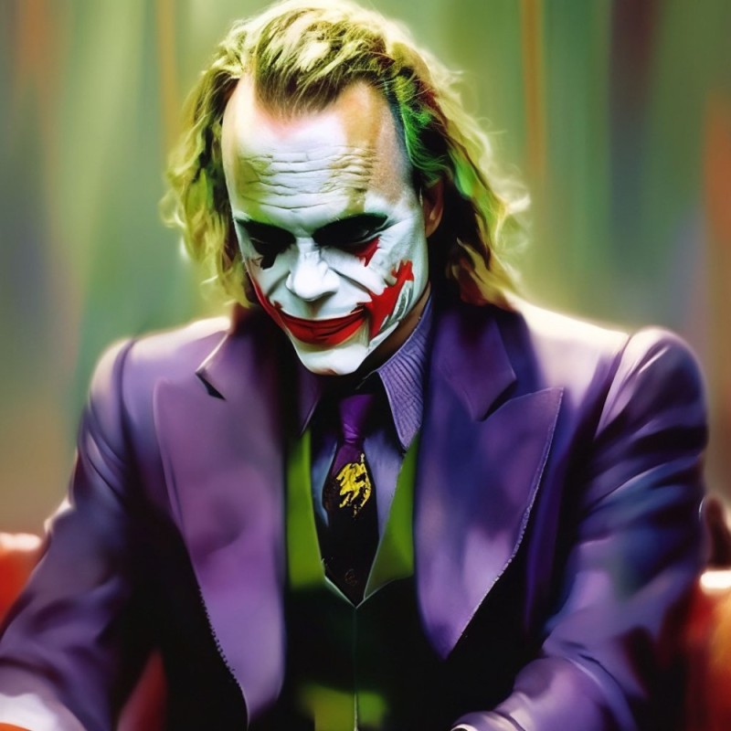 Create meme: The Joker is the dark Knight, Heath Ledger as the Joker, the joker actor