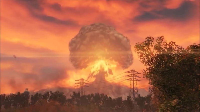 Create meme: fallout 76 atomic explosion, atomic explosion fallout, fallout 4 nuclear explosion mod