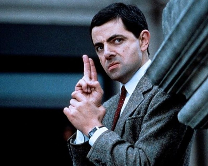 Create meme: Rowan Atkinson Mr bean, classic mr bean, Rowan Atkinson 