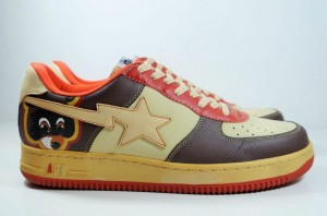 Создать мем: nike bape sta, kanye west bapesta, кеды bape sta