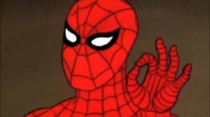 Создать мем: спайдермен 1967 мем, мем человек паук, человек паук ок
