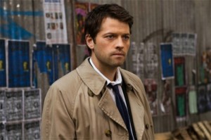 Create meme: Misha Collins, Castiel, supernatural