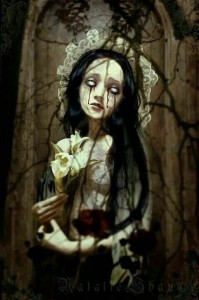 Create meme: Gothic, dark art, cradle of filth lilith immaculate