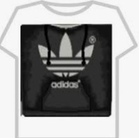 Создать мем: футболки для роблокс адидас чёрный, black adidas roblox shirt, t shirt roblox adidas